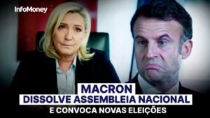 MACRON dissolve Assembleia Nacional e convoca NOVAS ELEIÇÕES NA FRANÇA