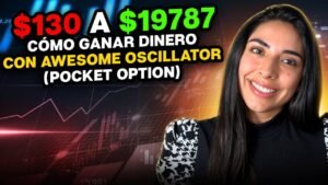 Mi estrategia favorita Pocket Option | Opciones Binarias con Awesome Oscillator Ganancia $130-$19787