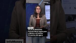 VEJA AS IMAGENS: Furacão Beryl segue para o México e já deixou 10 mortos até agora #furacao #beryl