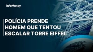 Polícia prende homem que tentou escalar Torre Eiffel no último dia da Olimpíada de Paris