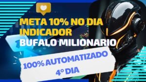 Jornada iq option Meta 10% ao dia 4° dia indicador Bufalo Milionario