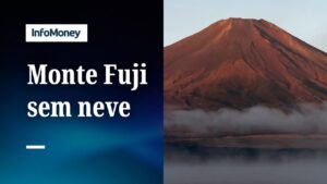 Calor extremo no Japão deixa Monte Fuji sem neve