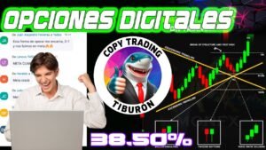 🔥CÓMO GANAR 38.50% TRADING OPCIONES DIGITALES🔥 GRUPO VIP  ESTRATEGIA TIBURÓN || IQ OPTION