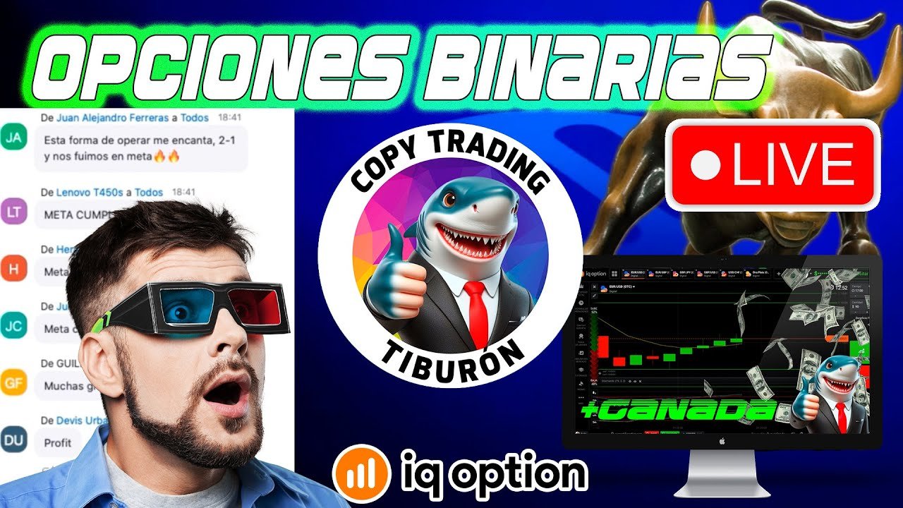 🔴CÓMO GANAR EN TRADING OPCIONES BINARIAS🔴 SUPER ESTRATEGIA TIBURÓN EN REAL || IQ OPTION