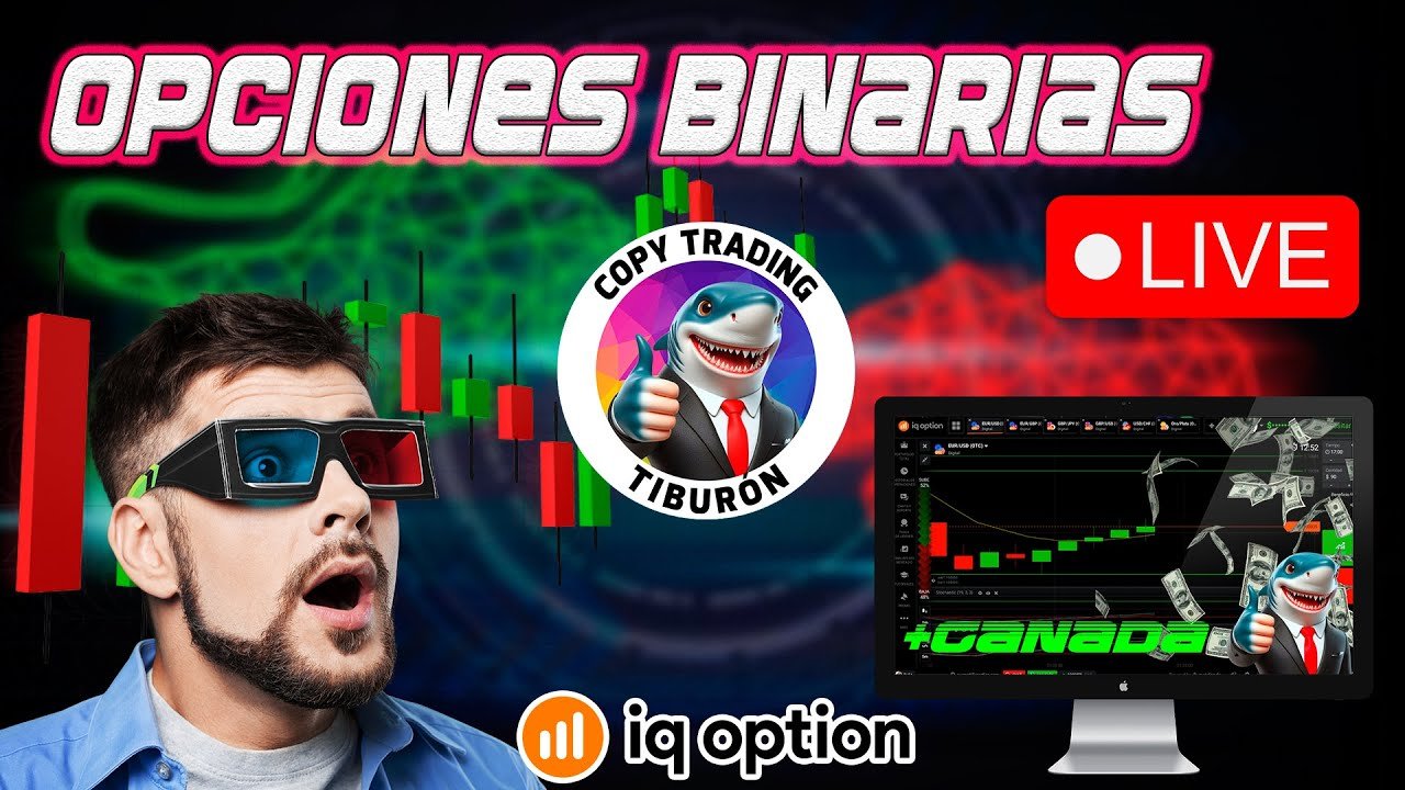 🔴TRADING OPCIONES BINARIAS🔴 $218 USD ESTRATEGIA TIBURÓN SESIÓN COPY TRADING || IQ OPTION