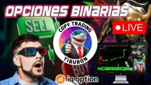 🔴TRADING OPCIONES BINARIAS🔴 ESTRATEGIA TIBURÓN SESIÓN COPY TRADING TIKTOK || IQ OPTION