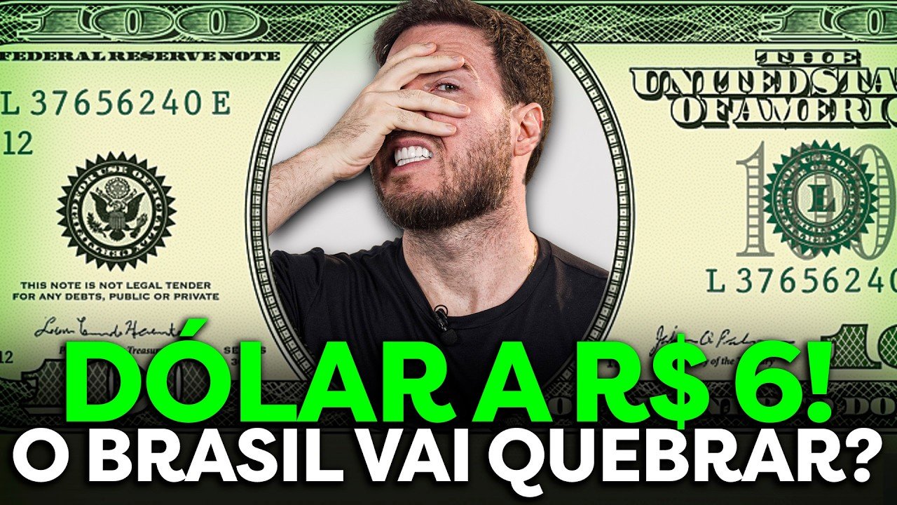 URGENTE: DÓLAR R$ 6,00 | ESTAMOS PRÓXIMOS DE UMA CRISE NO BRASIL?