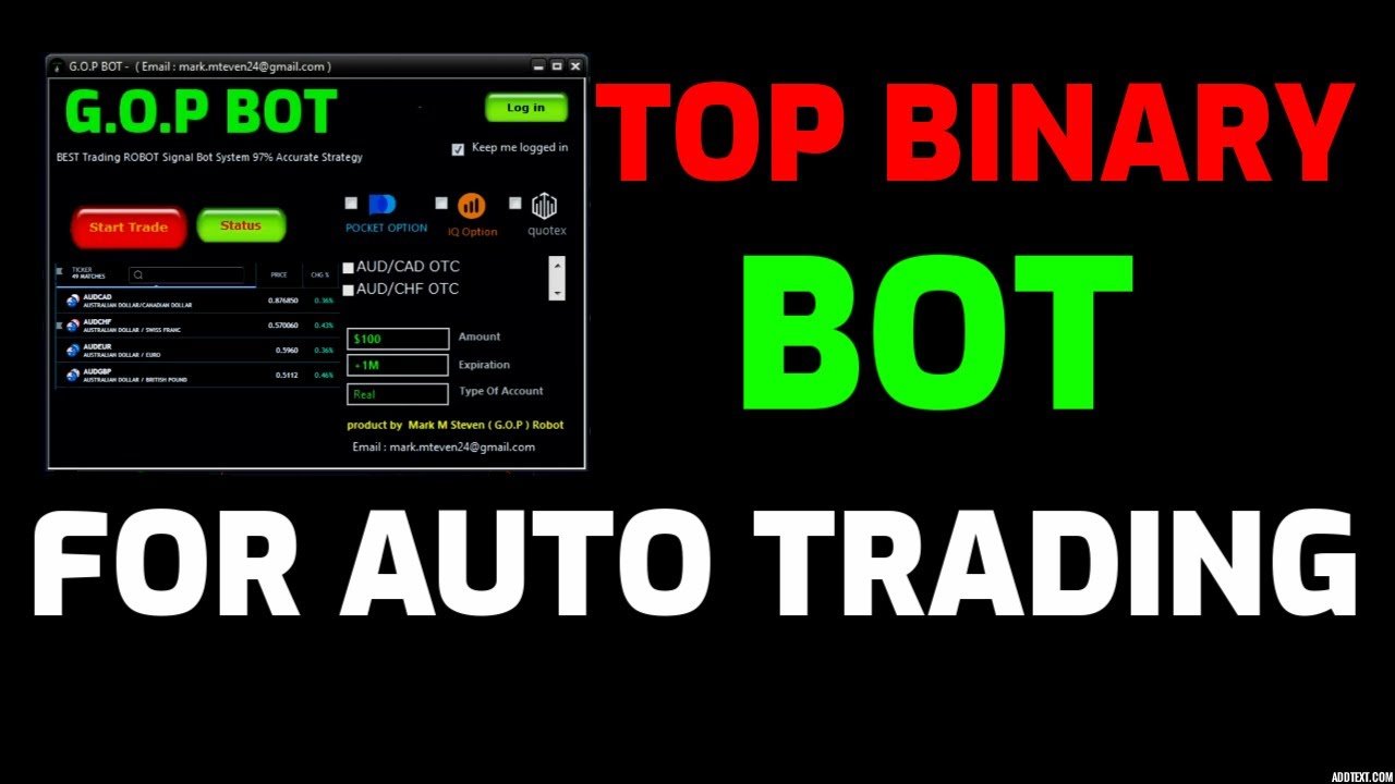 Binary Options / what is the best robot for binary options ? + $1000000 #binaryoptions