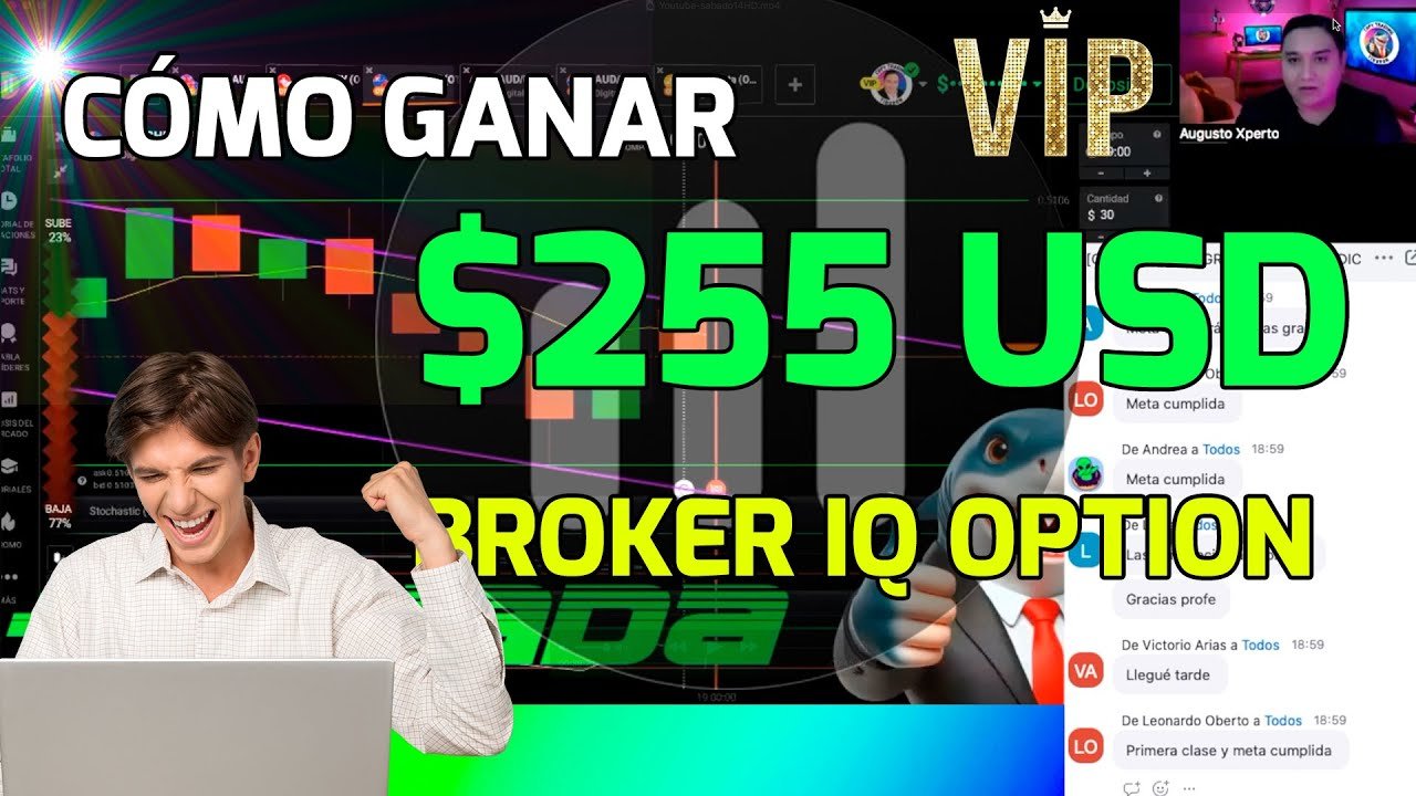 🔥Cómo GANAR $255 USD Copy Trading Opciones Digitales en Vivo Estrategia Tiburón IQ Option🔥