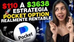 🚀Realmente rentable estrategia de opciones binarias | Pocket Option Ganancia $110 a $3638