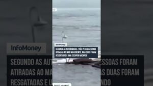 Ressaca na Califórnia derruba parte do cais de Santa Cruz e interdita avenidas