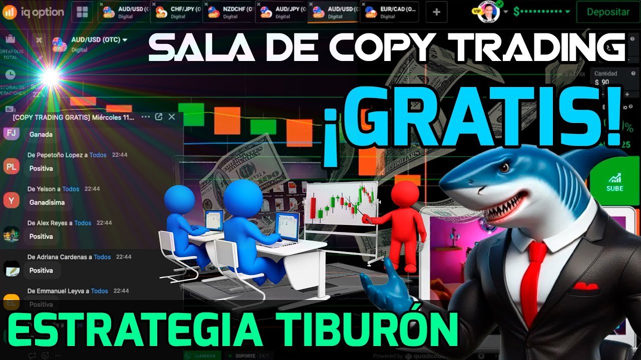 🔥Trading Opciones Digitales Sesión GANADORA GRATIS Estrategia Tiburón IQ Option🔥