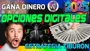 GANA DINERO en VIVO con Trading Opciones Digitales IQ Option Estrategia Tiburón