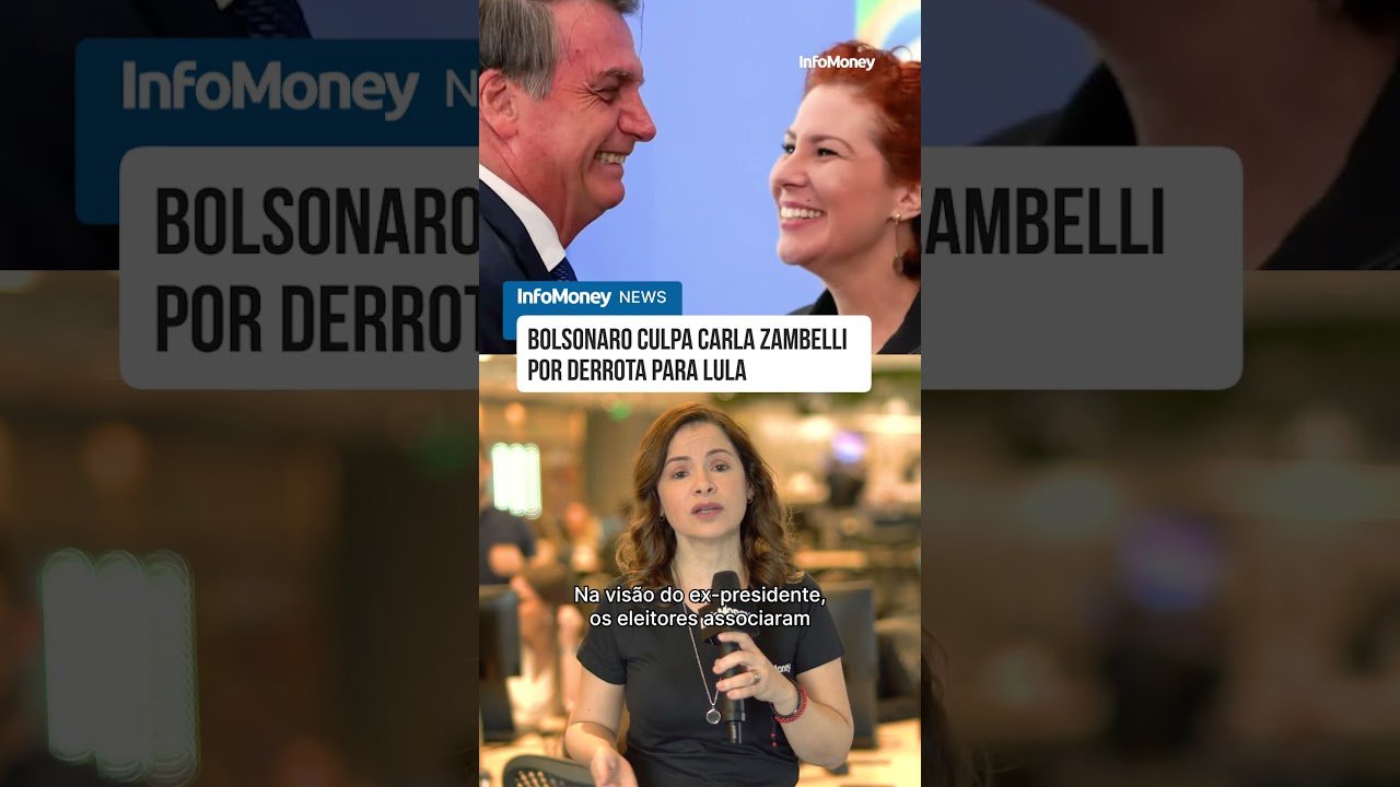Bolsonaro culpa Carla Zambelli por derrota para Lula