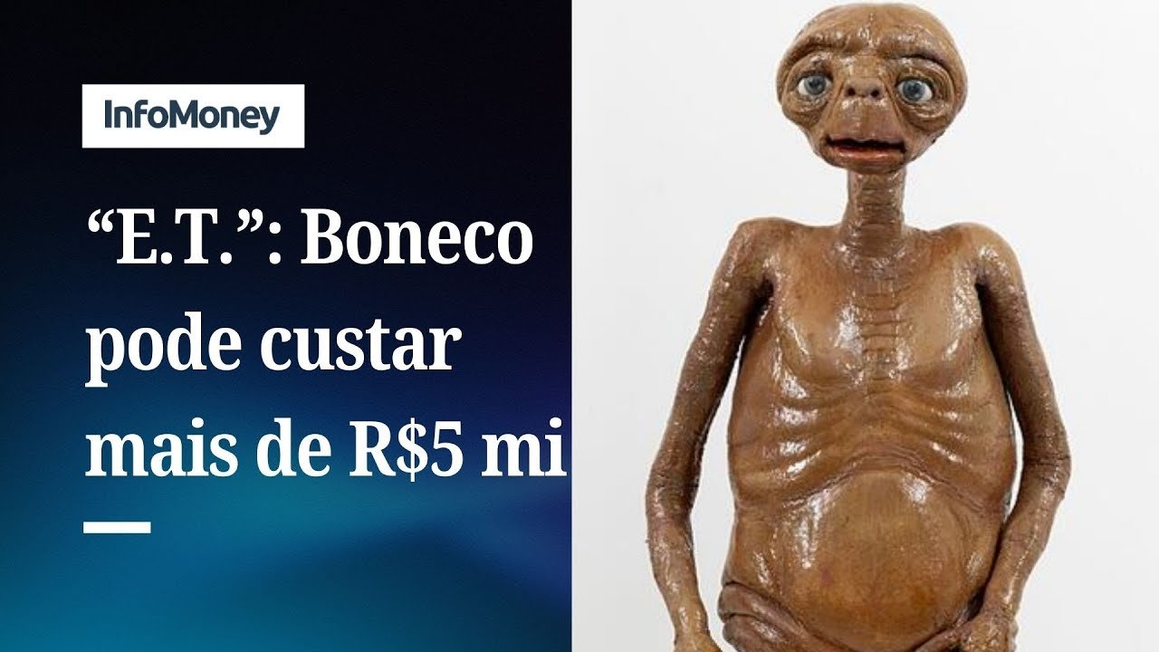 Boneco original usado no filme “E.T.” vai a leilão e pode custar mais de R$ 5 milhões