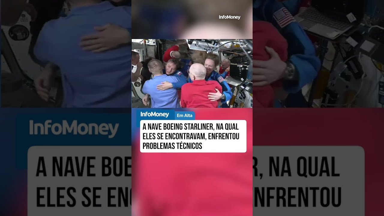 Crew Dragon chega à Estação Espacial Internacional  para resgatar astronautas após nove meses