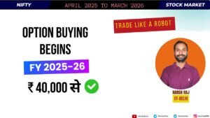 FINANCIAL YEAR 2025-26 BEGINS: Options Buying Like a ROBOT #NIFTY #trading