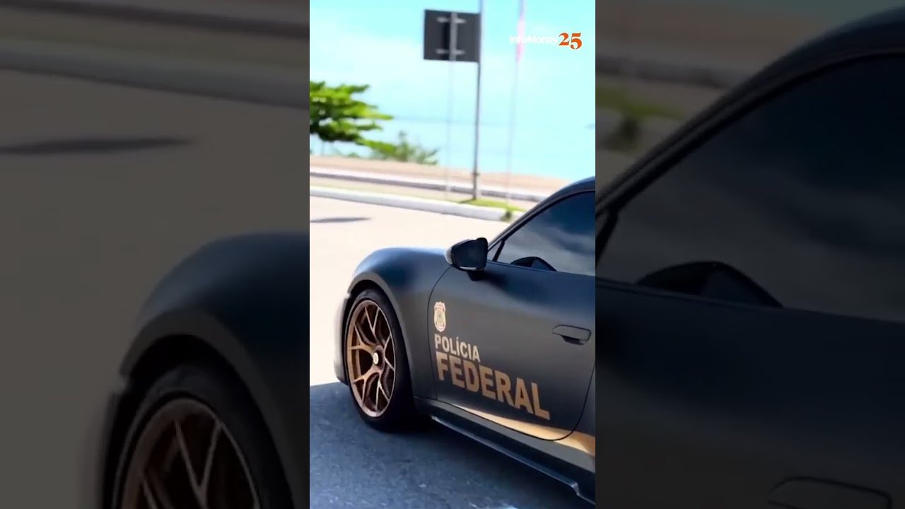 Porsche de R$ 1,5 milhão vira viatura da Polícia Federal em Santa Catarina