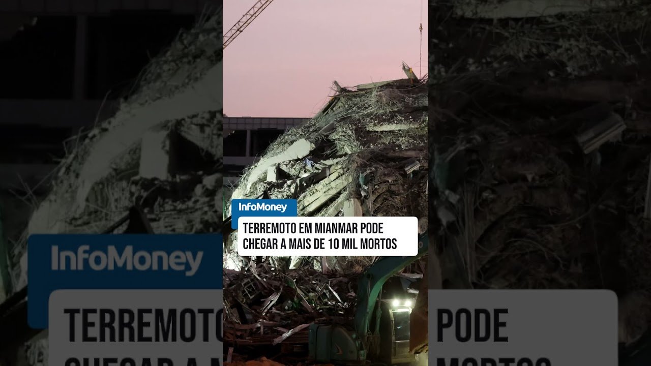 Terremoto devastador em Mianmar pode chegar a 10 mil morto