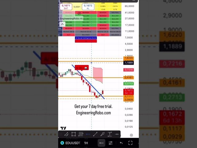 AI Robo-Trading: The Future of Crypto Trading (EDU- EDUUSDT Prediction) (watch until the end)