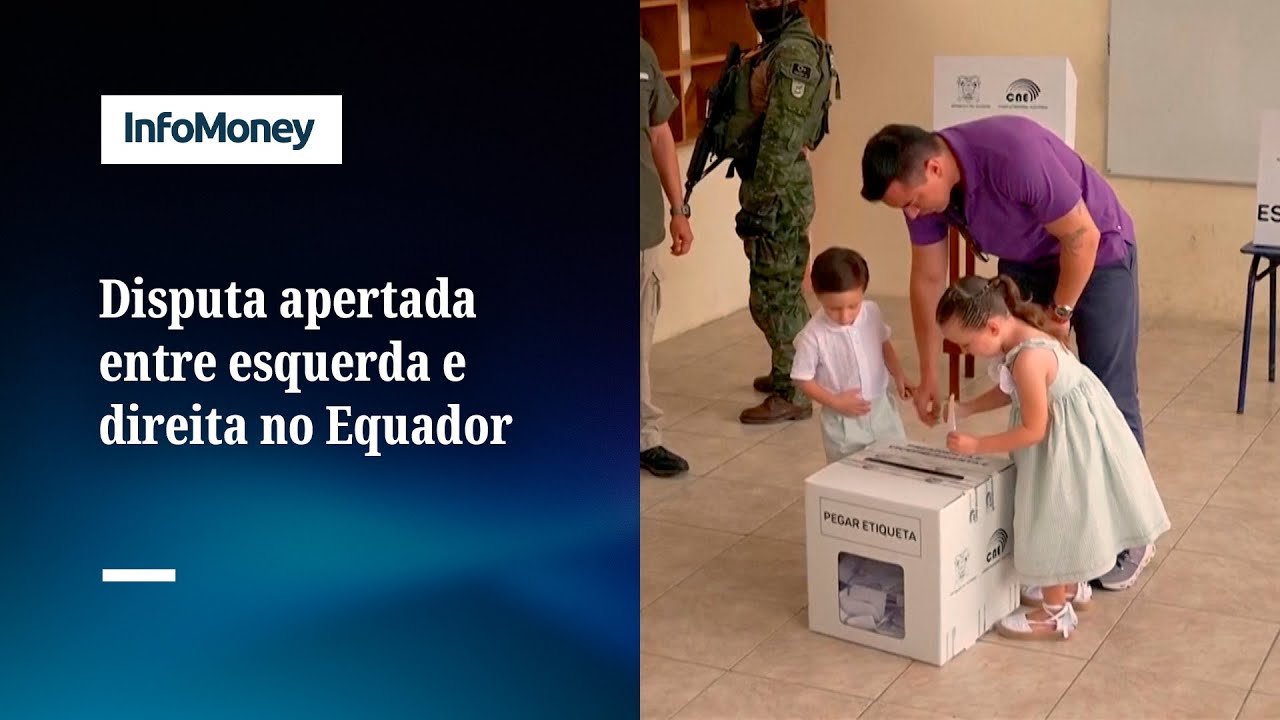 Equador realiza segundo turno imprevisível entre esquerda e direita