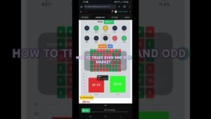 EVEN AND ODD #deriv #fxtrading