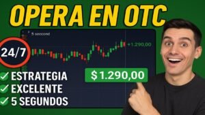 “¡Gané $1,290 en 5 Minutos! Estrategia Brutal en OTC⚡️. Gana Dinero Aunque el Mercado Esté Cerrado 🔥