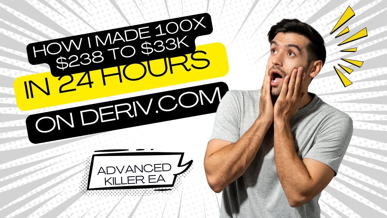 INSANE 33KProfitinaDay From33KProfitinaDay…From238?! 😳 | Deriv.com Strategy Revealed
