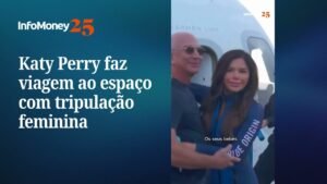 Katy Perry faz viagem ao espaço com tripulação totalmente feminina | InfoMoney News