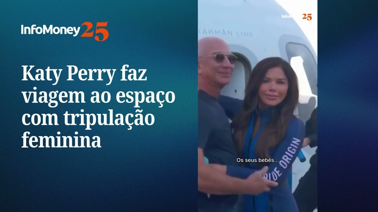 Katy Perry faz viagem ao espaço com tripulação totalmente feminina | InfoMoney News