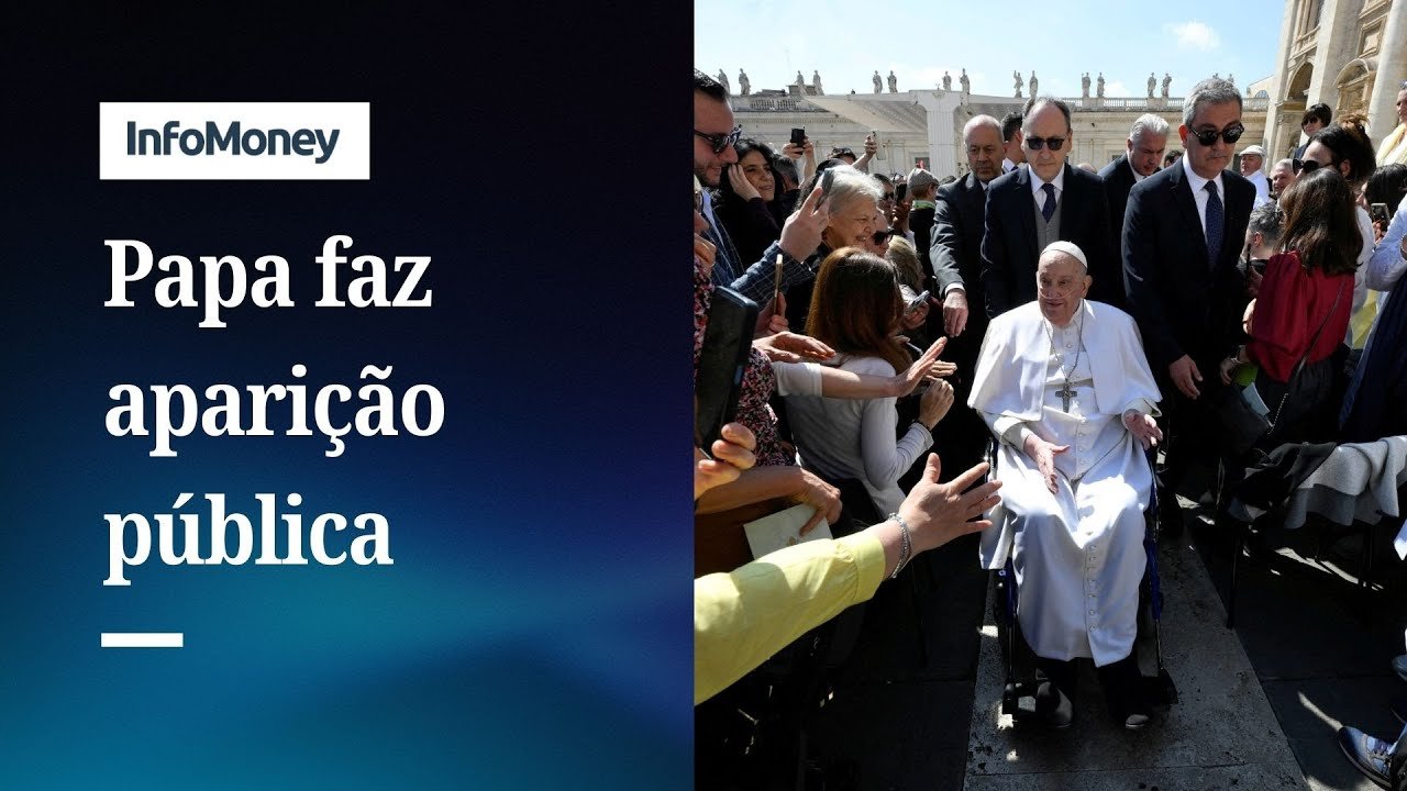 Papa faz aparição pública