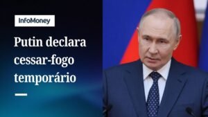 Putin anuncia cessar-fogo de 3 dias em maio | InfoMoney News