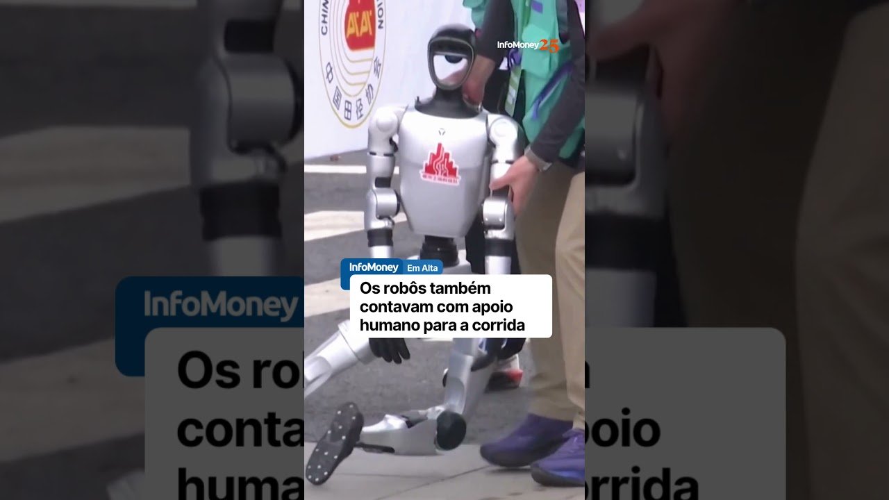 Robôs competem meia-maratona com humanos na China