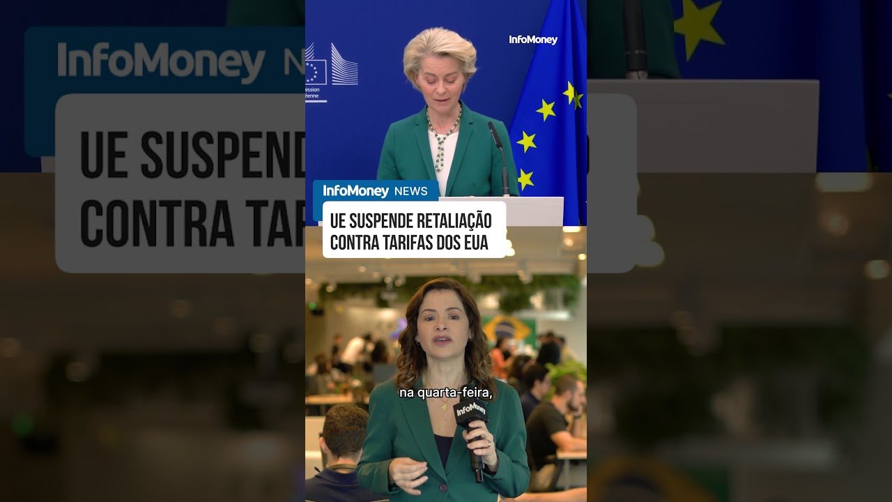 UE suspende retaliação contra tarifas dos EUA