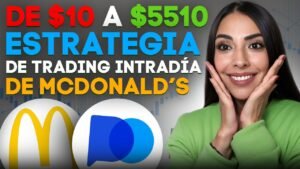 Estrategia de Trading de Acciones de MCDONALD’S en la Plataforma Pocket Option de $10 a $5510