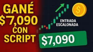 💰GANÉ $7,090 EN 3 OPERACIONES CON ENTRADA ESCALONADA🔥 Estrategia con velas de 5s y acción del precio