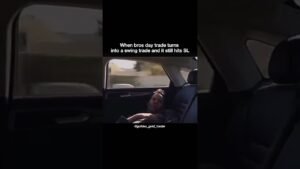 When your day trade turns into a swing trade and it still hits SL…