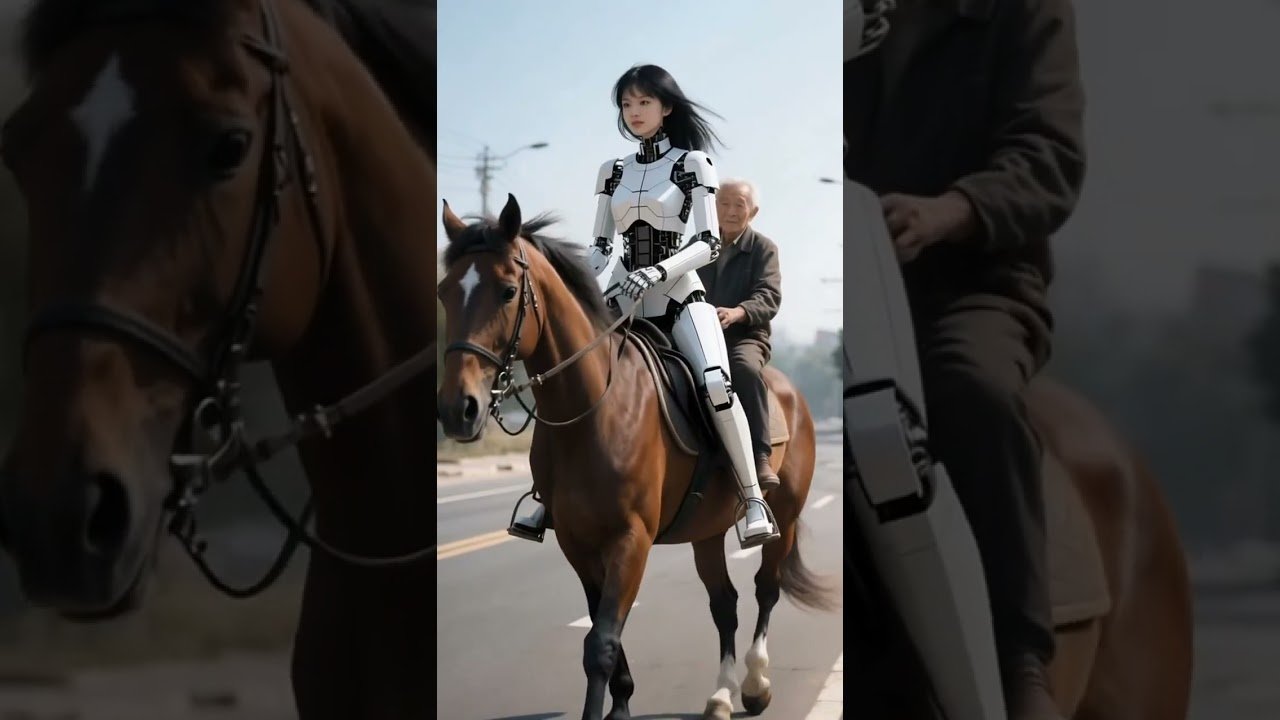 “Robot Horse Becomes a Stock Market Millionaire! 🤖🐎 | AI Trading Gone Wild!” #humanoid #trending