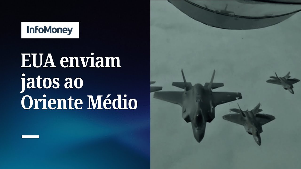 Veja: EUA reforçam presença militar no Oriente Médio com jatos de combate | InfoMoney News