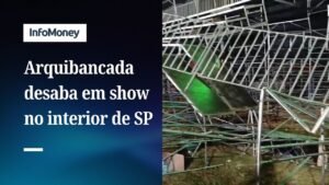 Arquibancada desaba durante show no interior de SP e deixa 60 feridos | InfoMoney News