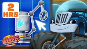 Crusher Builds a Bubble ROBOT, Mud Slinger & More Against Blaze! 🫧 | Blaze and the Monster Machines