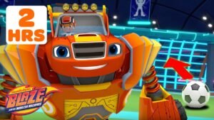 Blaze Plays Robot Soccer, Crusher Chicken Mission & More! | 2 Hours | Blaze and the Monster Machines