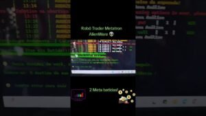 Resultado  Robô Metatron: 2 Metas Batidas 10/09/ 2025
