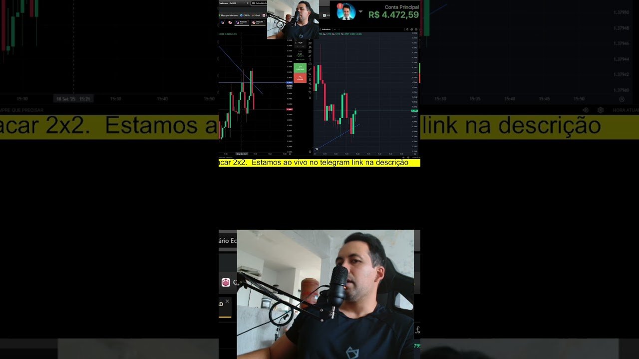 GOLDELL entradas simultâneas #binance #trader #pocketoption #trading #iqoption #daytrade