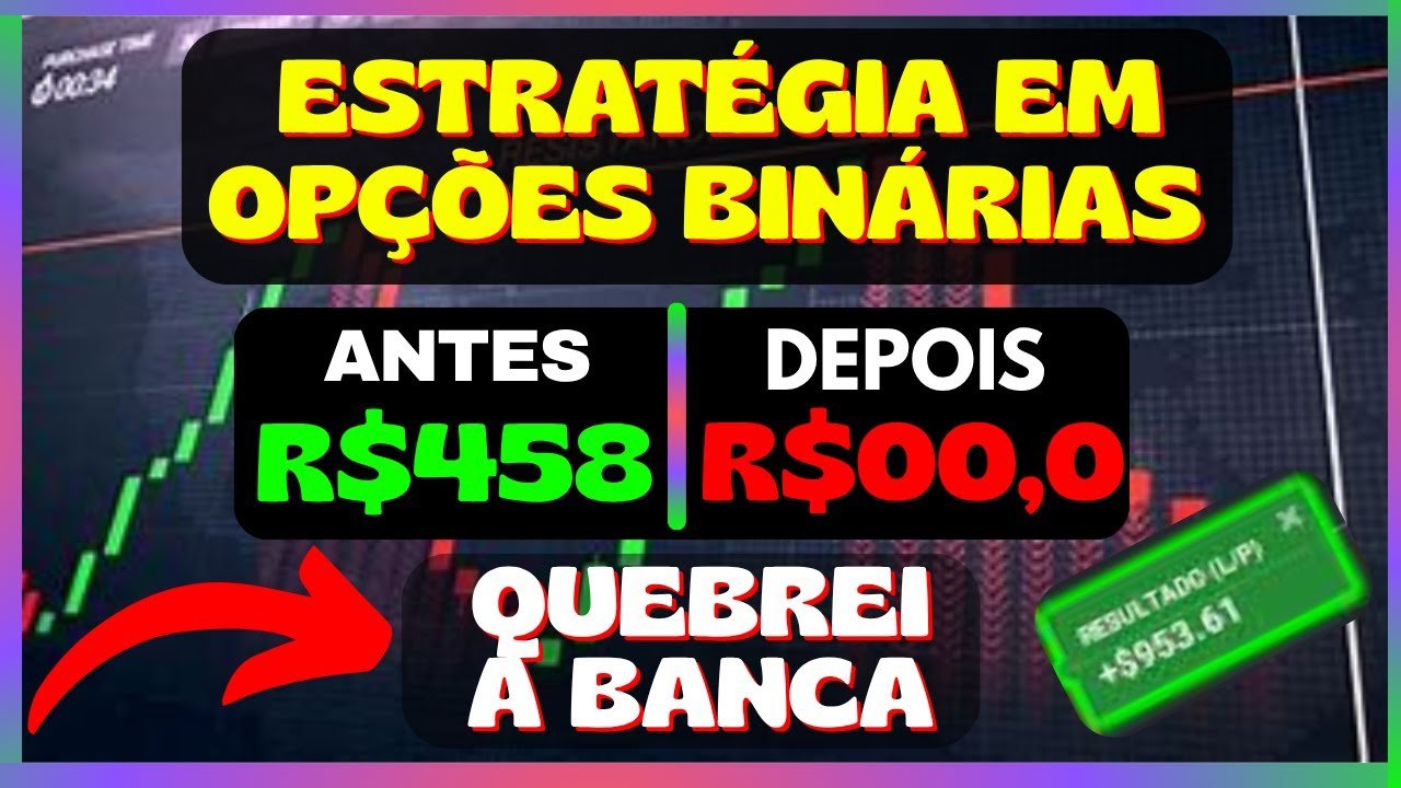 OPÇÕES BINÁRIAS ESTRATÉGIA BOA MAS TERMINEI ZERADA