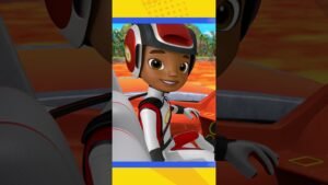 Blaze i mega maszyny | Blaze-Robot przeskakuje nad lawą, żeby uratować małpkę! 🐒 #Shorts