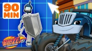 Crusher Builds Robots to STOP Blaze in Races! 🤖 | Games for Kids | Blaze and the Monster Machines