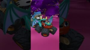 ¡Rescates monstruosos de Blaze en Halloween! 🧹 #shorts