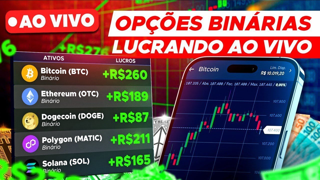 🔥 OPERANDO E LUCRANDO AO VIVO 🤑 SINAIS AO VIVO NO TELEGRAM! DAY TRADE