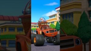 Blaze et les Monster Machines | Blaze ramasse des œufs de Pâques et coupe des légumes GÉANTS ! 🧅🥕